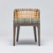 Interlude Home Palms Side Chair - Grey Ceruse/ Sage