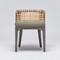Interlude Home Palms Side Chair - Grey Ceruse/ Fern