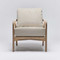 Interlude Home Delray Lounge Chair - White Ceruse/ Tint