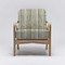 Interlude Home Delray Lounge Chair - White Ceruse/ Sage