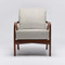 Interlude Home Delray Lounge Chair - Chestnut/ Tint