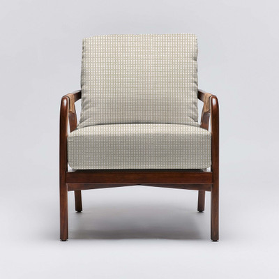 Interlude Home Delray Lounge Chair - Chestnut/ Natural