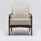 Interlude Home Delray Lounge Chair - Chestnut/ Natural