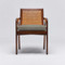Interlude Home Delray Arm Chair - Chestnut/ Moss