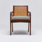 Interlude Home Delray Arm Chair - Chestnut/ Fog