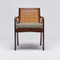 Interlude Home Delray Arm Chair - Chestnut/ Fawn