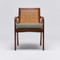 Interlude Home Delray Arm Chair - Chestnut/ Sisal