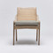 Interlude Home Delray Side Chair - White Ceruse/ Fog