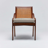 Interlude Home Delray Side Chair - Chestnut/ Tint
