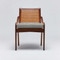 Interlude Home Delray Side Chair - Chestnut/ Jade