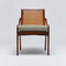 Interlude Home Delray Side Chair - Chestnut/ Straw