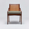 Interlude Home Delray Side Chair - Chestnut/ Fern