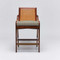 Interlude Home Delray Counter Stool - Chestnut/ Fawn