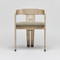 Interlude Home Maryl Iii Dining Chair - Washed White/ Fawn