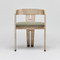 Interlude Home Maryl Iii Dining Chair - Washed White/ Fern