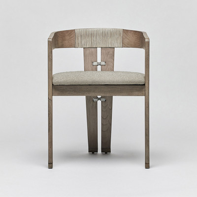 Interlude Home Maryl Iii Dining Chair - Washed Grey/ Tint