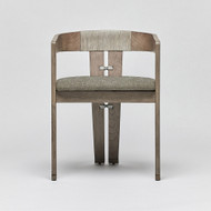 Interlude Home Maryl Iii Dining Chair - Washed Grey/ Mo