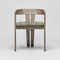Interlude Home Maryl Iii Dining Chair - Washed Grey/ Sage
