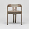 Interlude Home Maryl Iii Dining Chair - Washed Grey/ Pebble