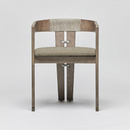 Interlude Home Maryl Iii Dining Chair - Washed Grey/ Fawn