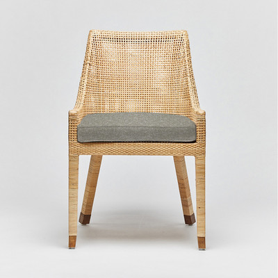 Interlude Home Boca Dining Chair - Natural/ Moss