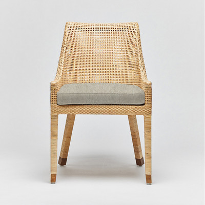 Interlude Home Boca Dining Chair - Natural/ Straw