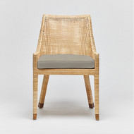 Interlude Home Boca Dining Chair - Natural/ Sisal