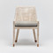 Interlude Home Boca Dining Chair - White Wash/ Fog