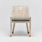 Interlude Home Boca Dining Chair - White Wash/ Straw