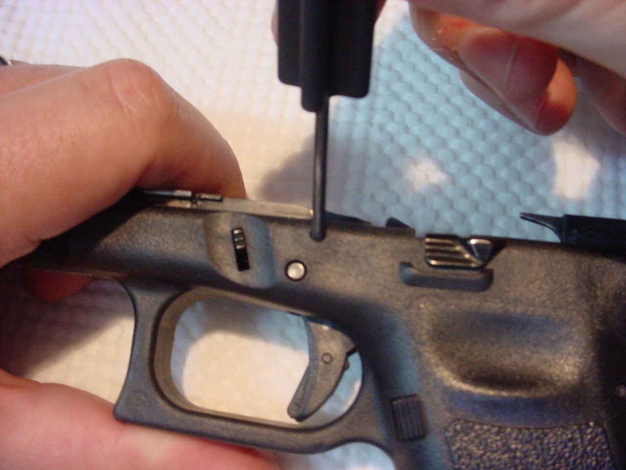 Locking Block Pin Removal Locking Block Pin Removal