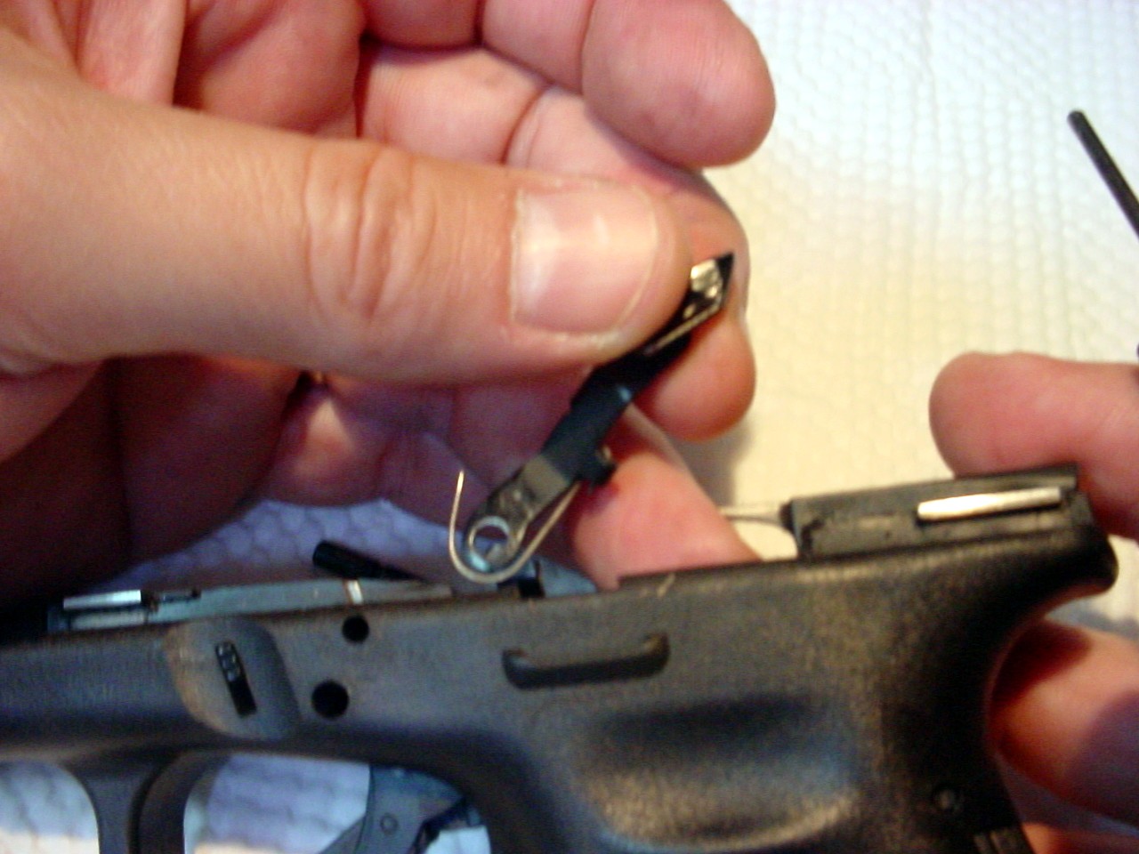 Slide Stop Removal Slide Stop Removal