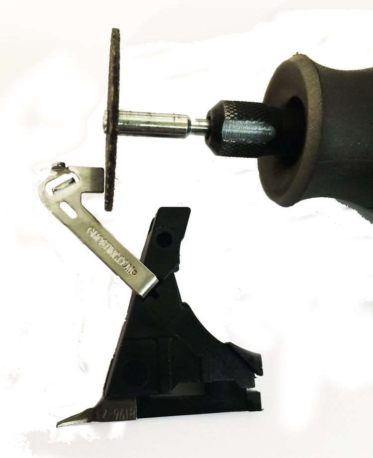 radually shortening the stop tab - using the trigger mechanism radually shortening the stop tab - using the trigger mechanism