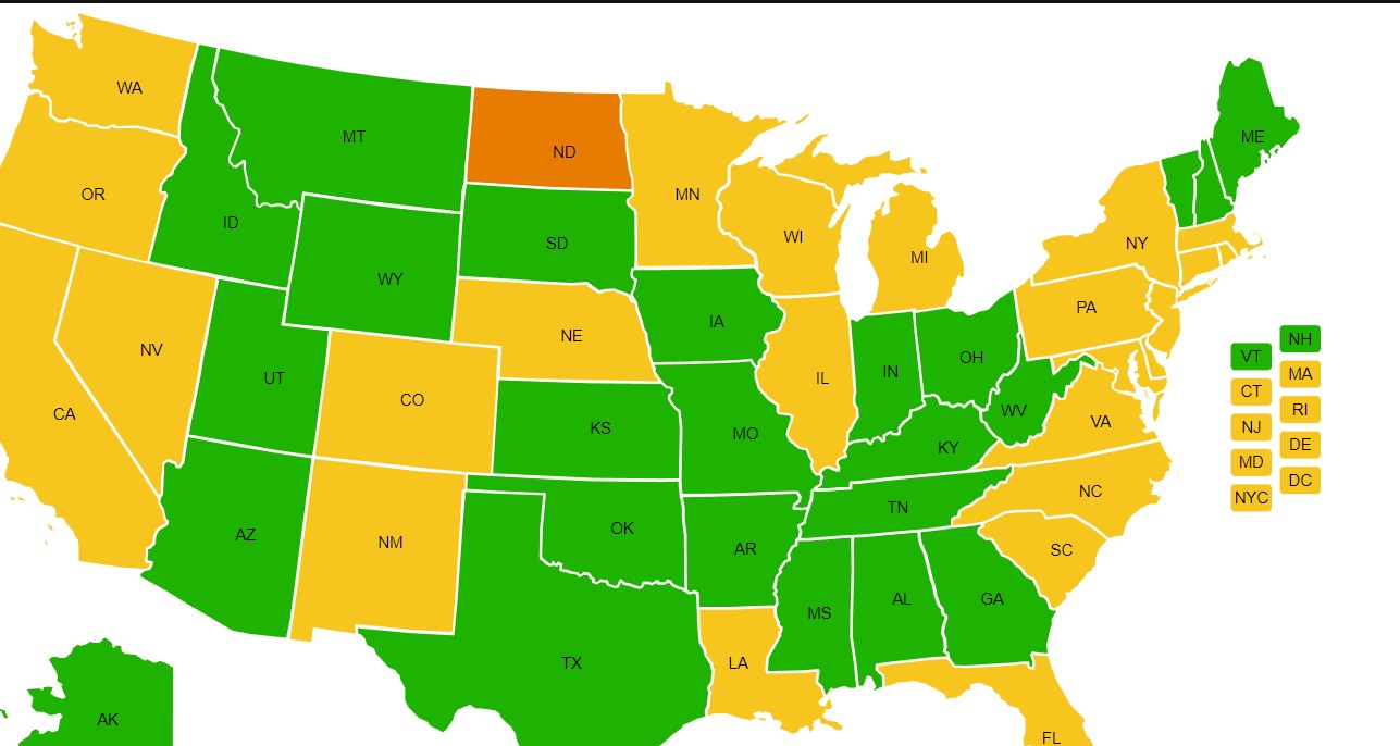 Right To Carry States Map right-to-carry-states-map