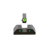 TROOPER NIGHT SIGHT SET FOR GLOCK® GEN 5 9MM/.40 LUMIGREEN FRONT