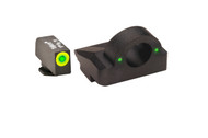 GHOST MAKER Ghost Ring Sight For GLOCK's 9mm/40 Green/Green