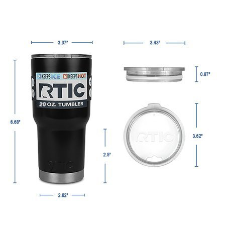 RTIC, RTIC tumbler, 20 oz., 20oz, tumbler, insulated tumbler