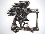 Small Sterling Silver Eagle Belt Buckle
