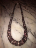 RARE PURPLE SPINY OYSTER SHELL NECKLACE BAJA CALIFORNIA