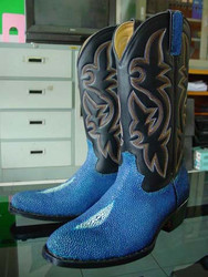 blue stingray cowboy boots