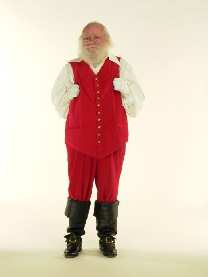 Santa Boots for Victor Vest from brown leather - Motorcowboy