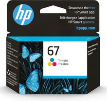 HP 67 Tricolor Original Ink Cartridge | STANDARD CAPACITY | 3YM55AN