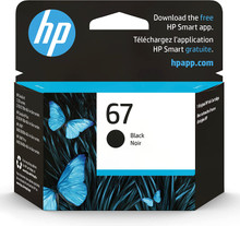 HP 67 Black Original Ink Cartridge | STANDARD CAPACITY | 3YM56AN
