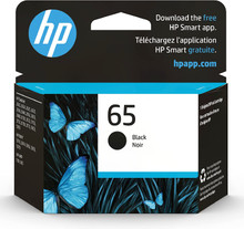 HP 65 Black Original Ink Cartridge | STANDARD CAPACITY | N9K02AN 