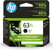 HP 63XL Black Original Ink Cartridge | EXTRA CAPACITY | F6U64AN