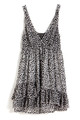 [Sample] Collette, black kisses mid dress