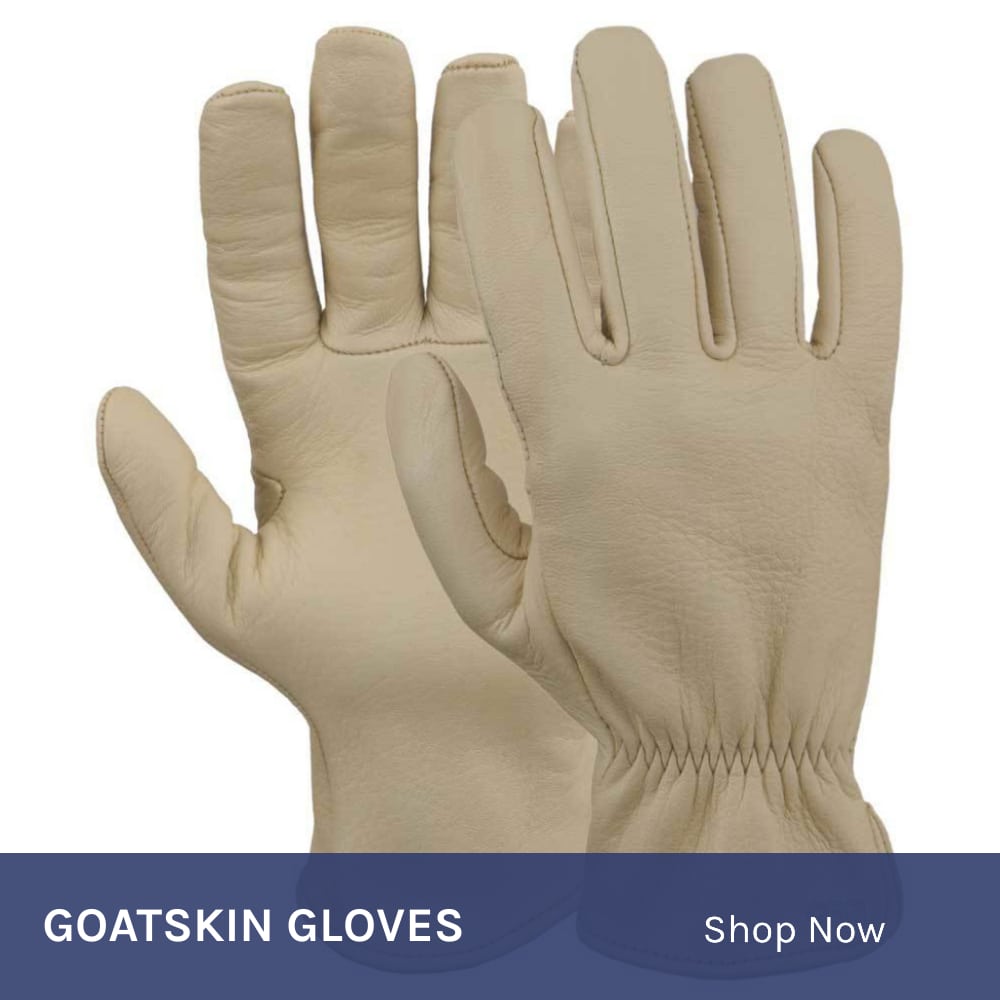 Goatskin gloves