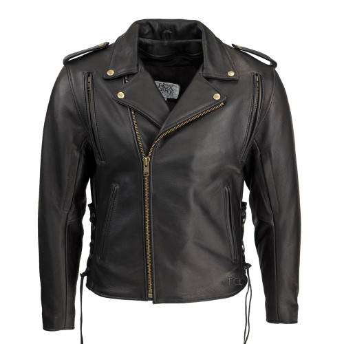 Men's Classic Motorcycle Jacket II - Fox Creek Leather