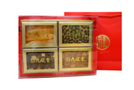 【新春限定礼盒】石斛花胶干贝羊肚菌四拼礼盒 新年送礼参茸海味 1 盒 Premium Wild Dried Seafood&Moral Holiday Gift Box 1 box