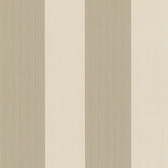 Bradford Hudson Broad Stripe Taupe-Antique White Wallpaper 492-2212