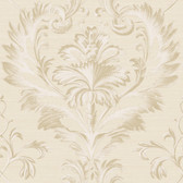 Brilliance Tangler Brilliant Damask Linen Wallpaper BRL980016
